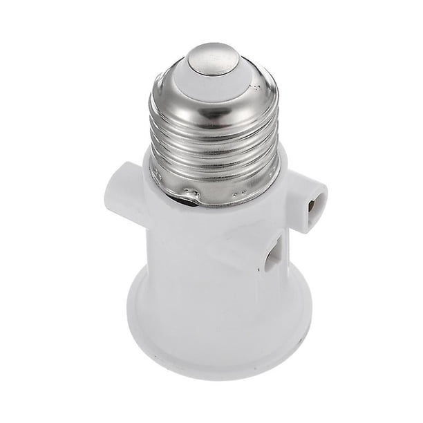Kdouehg Adaptador De Bombilla Inteligente WiFi E27 - Base Portalámparas Control Por Voz Con App Smart Life - 200W Max