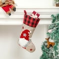 thumbnail image 2 of sroue Christmas Stocking, Vintage Farmhouse Christmas Stocking, Christmas Stocking Personalized, Christmas Ornaments for Decoration, Girls, Boys and Kids, 2 of 4