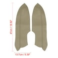 thumbnail image 5 of Synthetic Leather Car Auto Front Door Panels Armrest Cover Beige 1 Pair for 2006-2011 Honda Civic Sedan, 5 of 7
