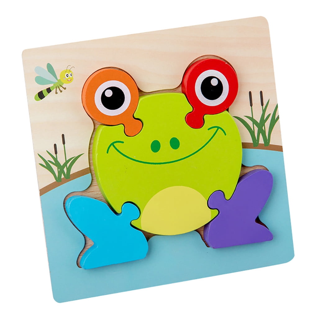 Wooden Animal Puzzles for Toddlers 1 2 3 Years Old Boys ...