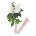 thumbnail image 4 of Wedding Chair Back Flower Artificial Lifelike Full Shape Rich Layers Elegant Rose Wedding Party Chair Back Decoration, With Leaves And Ribbons, 4 of 8