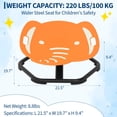thumbnail image 3 of BouPower Spinning Chair for Kids, Glow-in-the-Dark Elephant Sensory Swivel Seat, Balance Training Sit and Spin Toy, Gift for Boys Ages 3+, 3 of 9