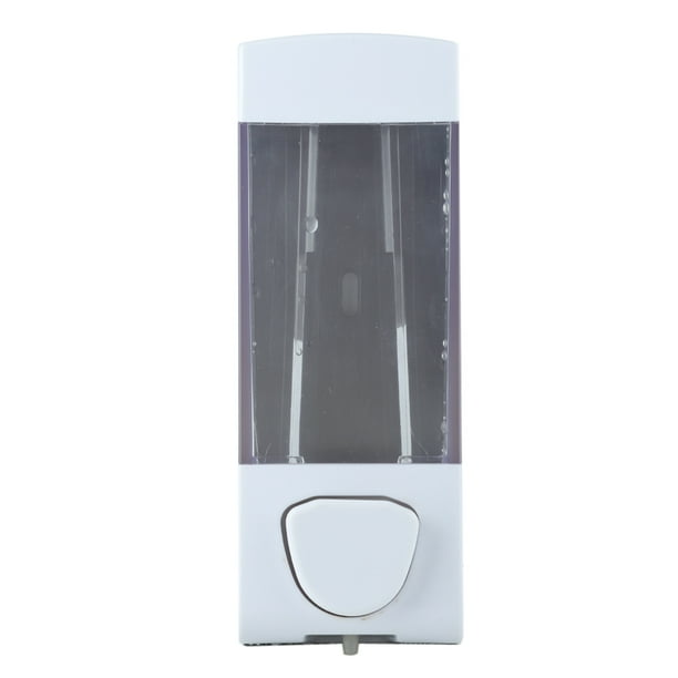 Uadme Dispensador De Líquido para Lavado De Manos,350 Ml,Manual De Baño,Jabón De Plástico,Loción Líquida,Dispensador De Champú,Soporte para Caja,Montado En La Pared para El Hogar Y El Hotel