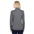 thumbnail image 3 of Team 365 Ladies' Zone Sonic Heather Performance Quarter-Zip - TT31HW, 3 of 4