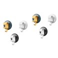 thumbnail image 3 of 6 pcs Sans Perceuse Lavabo Rack Mur Suspendu Cintre Salle de Bain Crochet Mural, 3 of 6