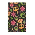 thumbnail image 7 of XMXY Japanese Doorway Curtain Noren, Guitar Skull Aztec Cactus Door Closet Curtain Panel, Room Dividers Privacy Tapestry, 34 x 56 Inches, 7 of 7