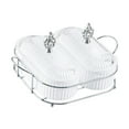 thumbnail image 2 of Siruishop Dried Fruit Plate Modern Divided Serving Dishes for Room Home, 2 of 8