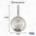 thumbnail image 6 of GoodCook Stainless Steel 10 in Frypan, 6 of 20
