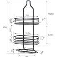 Over the Shower Head Caddy Organizer, Shower Storage Rack Shelf with