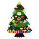 thumbnail image 1 of Set De Árbol De Navidad Diy Con Adornos Para Niños Regalos De Navidad Adorno Para Colgar En La Puerta O La Pared Árbol De Navidad Con Accesorios, 1 of 8