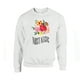 Sweat-shirt Blanc Nostalgique à Fleurs Fraîches pour Hommes – image 1 sur 1