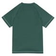 thumbnail image 6 of FORMRS Boys Rash Guard with Short Sleeves UPF 50+ Swim Shirts Sizes 3-12T, Red Christmas Gingerbread, 6 of 6
