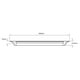 thumbnail image 5 of Lampara Lineal Interior Sobreponer En Techo 18w 18flcpled65m, 5 of 5