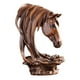 thumbnail image 4 of Estatua de cabeza de caballo, adorno, colección de decoración de cabeza de caballo, escultura para centro de mesa Madera, 4 of 9