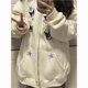 thumbnail image 2 of Sudadera con capucha de estilo Nuonuo de dibujos animados Kuromi más terciopelo 2024 para mujer, chaqueta de ropa de pareja de nicho única dulce y fresca para mujer, 2 of 5