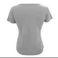 thumbnail image 6 of USSUMA Womens Tops Dressy Casual Summer,Short Sleeve Ribbed Tops for Women Basic Knit Shirts Button Up V Neck Casual Summer Solid Color Tshirt Blouses, 6 of 6