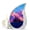 Train-3, variant on VALERASH Train Urns for Human Ashes Adult Female - Blue Tear Drop Cremation Urn for Train Lover Cherry Blossom Decorative Urn for Ashes Adult Male- 10 Inch