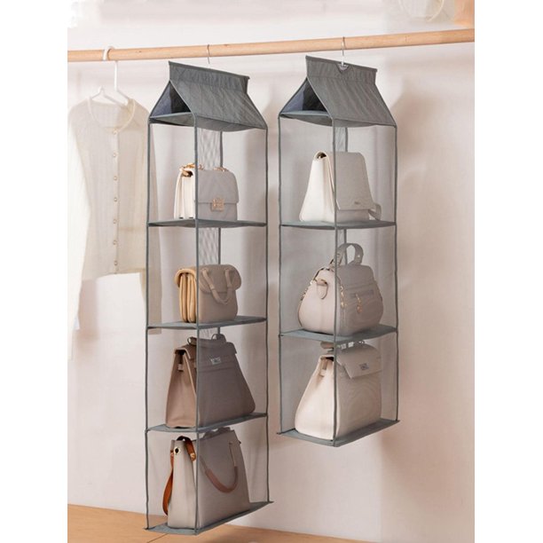 1pc Handbag Hanging Organizer Hanging Bag For Storage Handbag Wardrobe Hanging Organizers Handbag Organizer For Closet