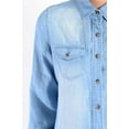 thumbnail image 4 of American Bazi Women's Short Denim Shirt Dress RSD337 - BLU - MED, 4 of 4