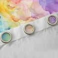 thumbnail image 4 of Manfei Watercolor Artwork Black Out Curtains, Boho Psychedelic Curtains Pack of 2 (42x63 Each), Teen Kid Child Adult Bedroom Curtains, Curtains Blackout Bedroom Decor, 4 of 6
