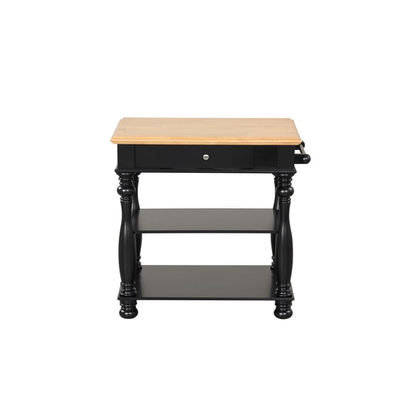 Newboti Furniture Black Kitchen Island 70233