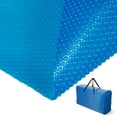 thumbnail image 1 of Costway 18x36 ft Rectangular Pool Solar Cover 12 Mil Heat Retaining Blanket with Carry Bag, 1 of 10