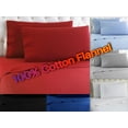 thumbnail image 3 of Heavy Winter Flannel 100% Cotton Sheet set Fitted Flat Pillow Cases Deep Pocket, 3 of 3