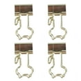 thumbnail image 1 of Binder Clips Clamps Storage Folder 15 Pcs Office File Cute 15Pcs Dovetail Clip Long Tail Clip Gold Boxed Paper Extended Tail Hair Clips Metal Long Tail, 1 of 7