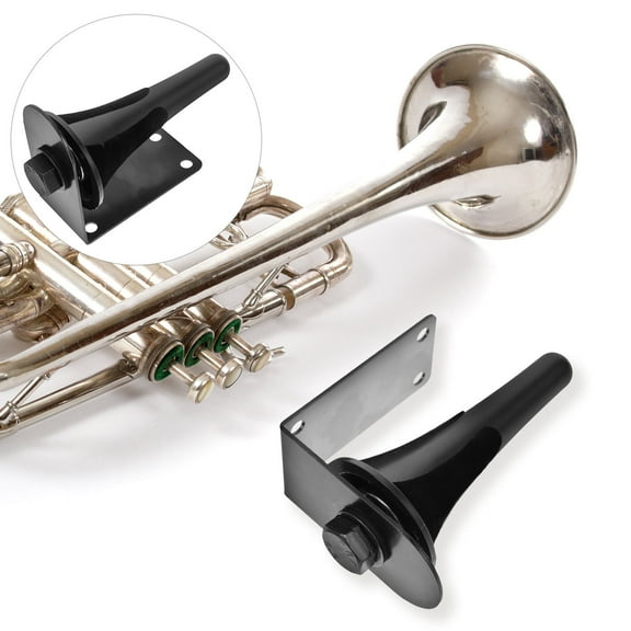 Homoyoyo Metal Trumpet Wall Rack Hook Instrument Storage Display Holder for Studio and Home 1 Piece