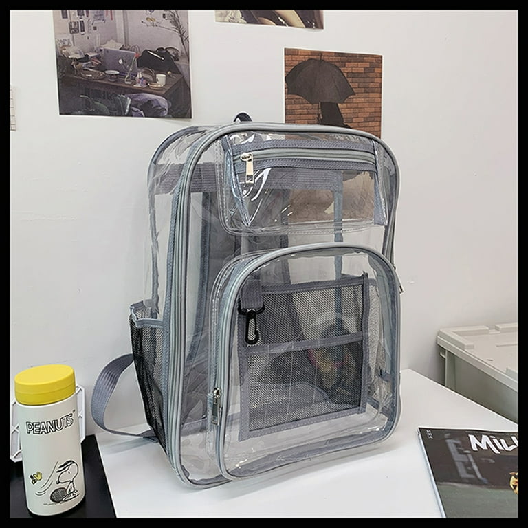 Extra large heavy duty clear backpack cheap
