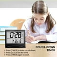 thumbnail image 4 of Betus Digital Travel Alarm Clock - Compact Desk Clock for All Ages (Black), 4 of 7