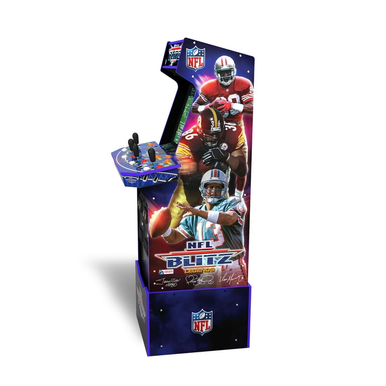 Arcade1Up - NFL BLITZ With Riser and Lit Marquee, Arcade Game Machine Walmart.com
