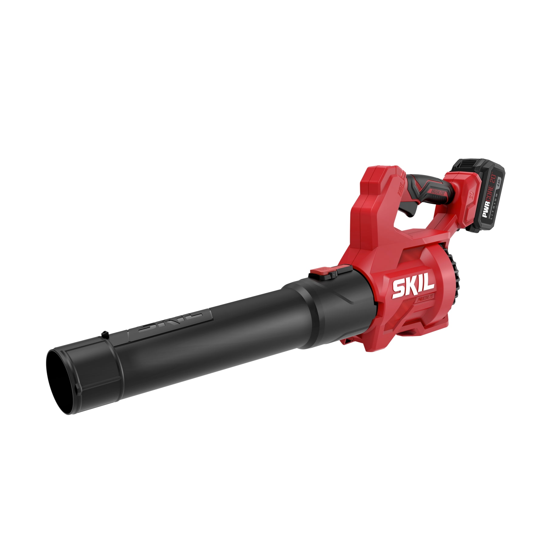 SKIL PWR CORE 20V Cordless Leaf Blower, Brushless 420 CFM 105 MPH Electric Leaf Blower with Variable Speed, 4.0Ah Battery and Charger, BL0420B-13​