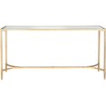 thumbnail image 2 of Safavieh Antwan Solid Classic Console, Gold/Tempered Glass Top, 2 of 3
