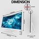 thumbnail image 2 of Monitor CRUA blanco curvado de 27 pulgadas Full HD VA 100HZ para computadora, 2 of 7