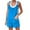 Blue, variant on QUYUON Womens Jumpsuits Women's Casual Summer Sleeveless Cotton Linen Rompers Overalls Jumpsuit Shorts Tie Straps Loose Fit Button Front Pockets Jumpsuits Rompers, Style 283 Orange L