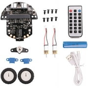 Trjgtas Robot Programmable Robotic Kit Based on BBC Microbit V2 and V1 for STEM Coding Education with Chargeable Battery(A)