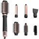 thumbnail image 1 of Calentador rápido 6 en 1 secador de pelo cepillo alisador etiqueta privada peine calefactor eléctrico de cerámica para rizar cepillo rizador de pelo, 1 of 5
