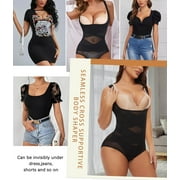 Vaslanda Body Shaper for Women Tummy Control Shapewear Bodysuit Seamless Faja Colombian Butt Lifter Waist Trainer Girdles