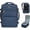 Classic Backpack - Navy Blue, variant on Travel Backpack For Spirit Airlines Personal Item Bag 18x14x8 with Wet Pocket, 17 Inch Laptop Backpack for Men Women(White)