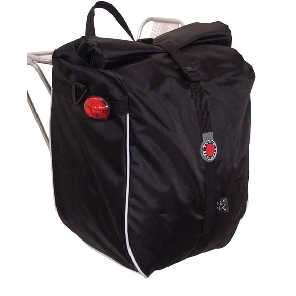 Banjo Brothers Waterproof Pannier: Black, Each