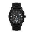 thumbnail image 2 of Fossil Men's Machine Chronograph Black Silicone Watch (FS4487IE), 2 of 11