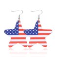 thumbnail image 2 of Minnieouse Pendientes Candelabro Gota de agua Estrella Joyería exagerada Aro 4 de julio Día de la independencia americana Pendientes colgantes Regalo de Ropa, zapatos y accesorios Miscelánea tipo 6 Minnieouse AP010096-06, 2 of 6