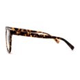 thumbnail image 4 of Nerdy Large Horn Rim Rectangular Blue Light Filtering Computer Eyeglasses Tortoise, 4 of 4