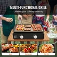 thumbnail image 6 of KFFKFF Countertop Commercial Gas Griddle 22" Flat Top Grill Hot Plate Restaurant 13,000 BTU, 6 of 8