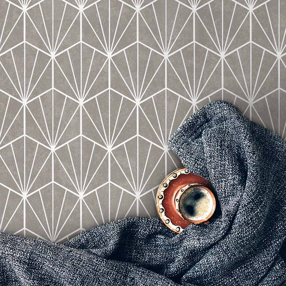 Astoria Tile Wall Stencil