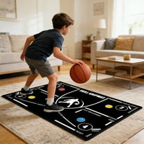 Basketball Training Mat Basketball Training Equipment Basketball Drills Equipment Dribble Up Basketball Basketball Practice Equipment Basketball Skills Training Equipment 47.2 x 31.5 Inch