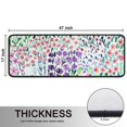 thumbnail image 5 of Kitchen Rugs Sets Of 2,Pioneer Flower Floral Print Pattern Anti Fatigue Kitchen Mat Rugs Non Slip Washable,Decorative Kitchen Floor Mats for Kitchen,Sink,Laundry,17"x47"+17"x47", 5 of 5