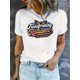 thumbnail image 1 of Transforming Radiance Butterfly Print T-Shirt for Women - Casual Style, Crew Neck, Short Sleeve, Polyester & Spandex Blend, Medium Stretch, Comfortable Fit, All-Season Wear, 1 of 6