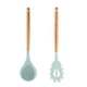 thumbnail image 1 of El utensilio libre no tóxico de los artilugios de la cocina de la manija de madera 2PCS fijó para el Cookware antiadherente, 1 of 5